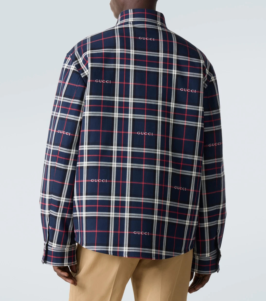Gucci - Plaid cotton shirt