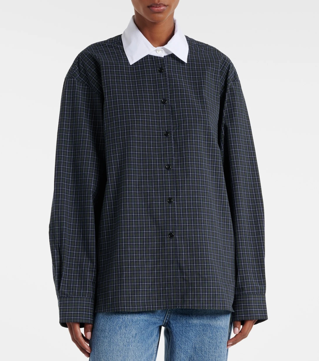 The Frankie Shop - Hylan checked cotton shirt