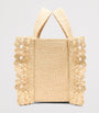 LOEWE Beige x Paula's Ibiza Raffia Font Tote Bag
