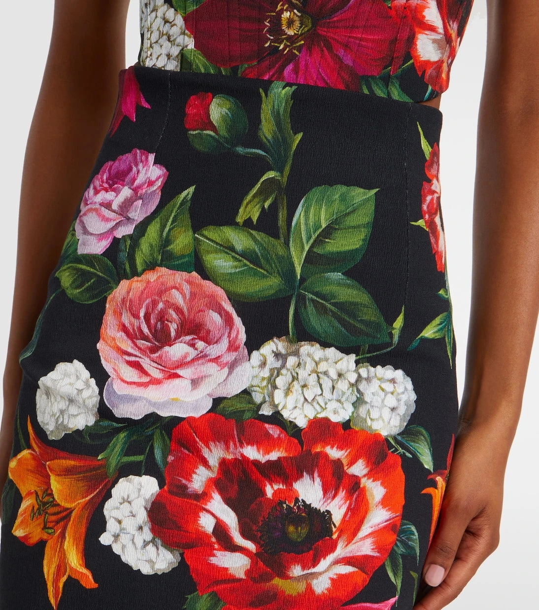 Dolce&Gabbana - Floral pencil skirt