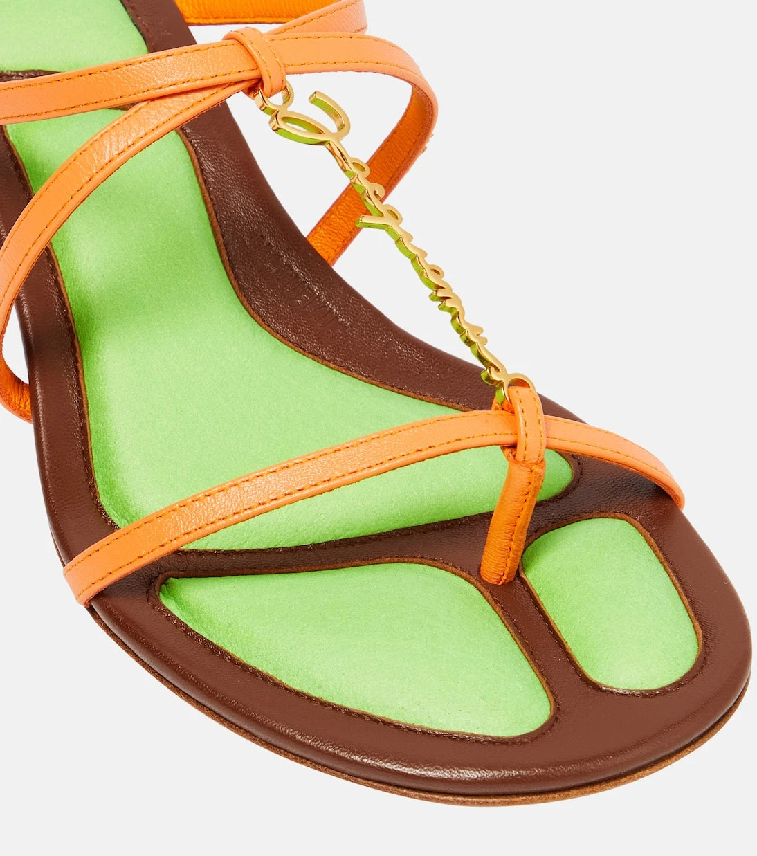 Jacquemus - Les Sandales Basses Pralu leather sandals