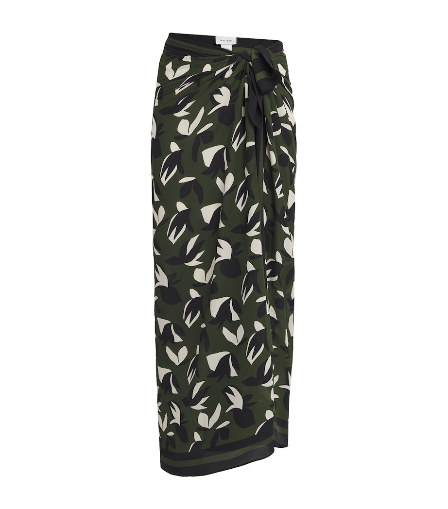 Matteau Multi Silk Printed Sarong