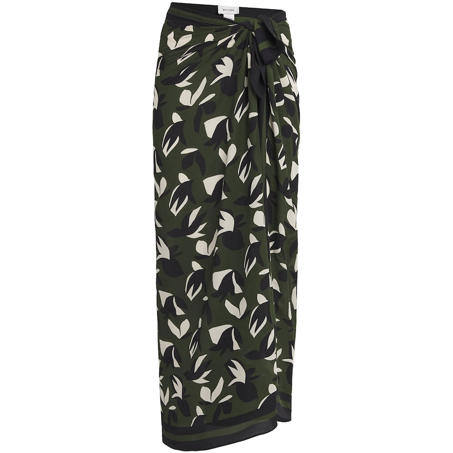 Matteau Multi Silk Printed Sarong