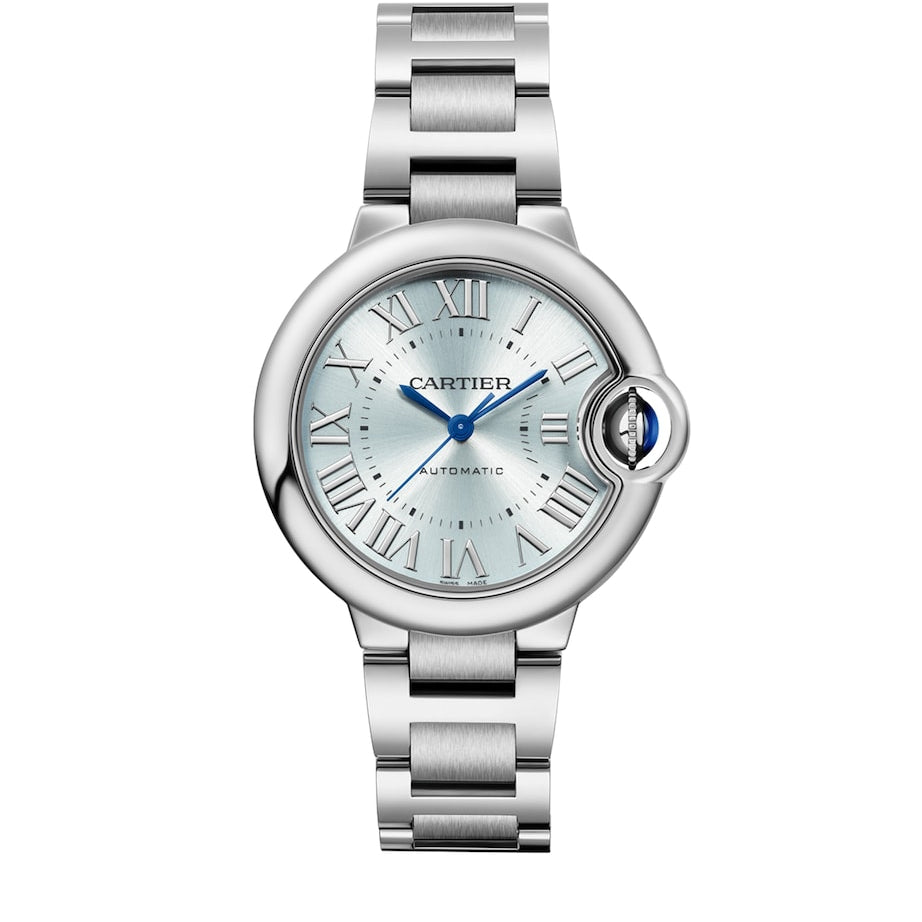 Stainless Steel Ballon Bleu de Cartier Watch 33mm