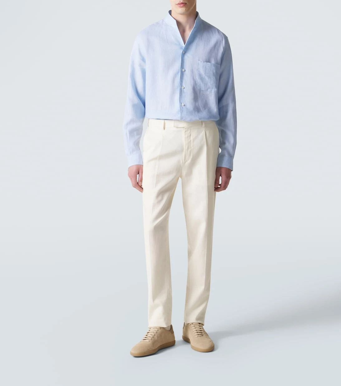 Zegna - Linen chambray shirt