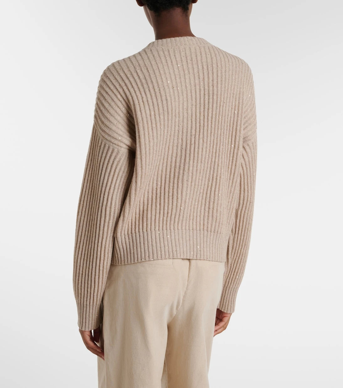 Brunello Cucinelli - Ribbed-knit cashmere and wool-blend cardigan