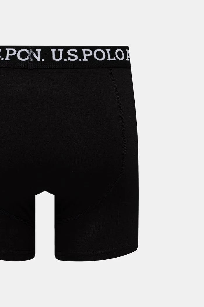 U.S. Polo Assn. Erkek Pamuk Elastan Boxer USPA Trunk 3'lü