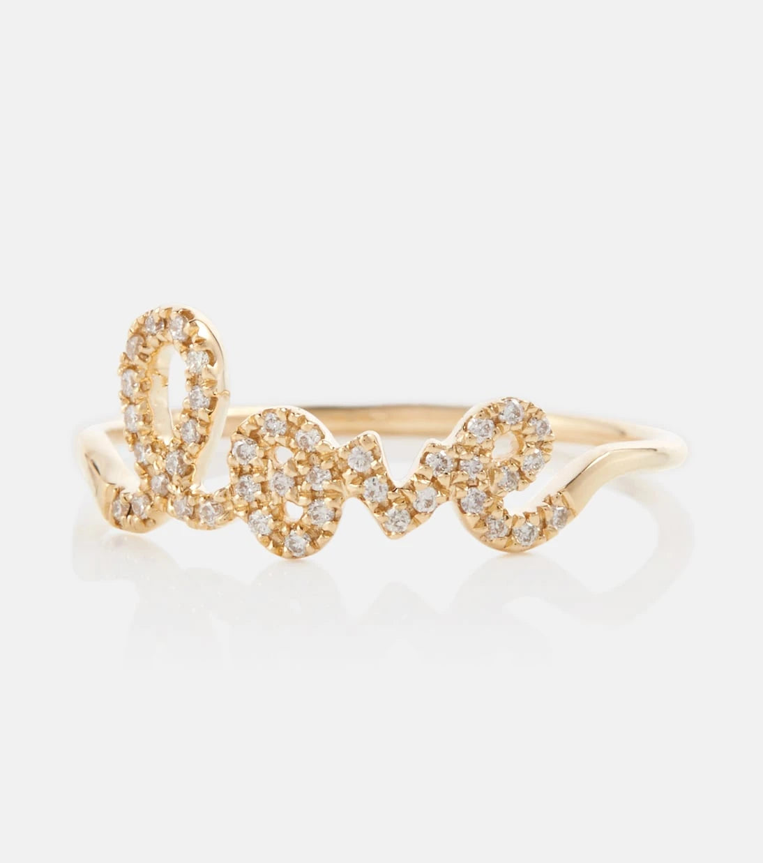 Sydney Evan - 14kt gold ring with diamonds