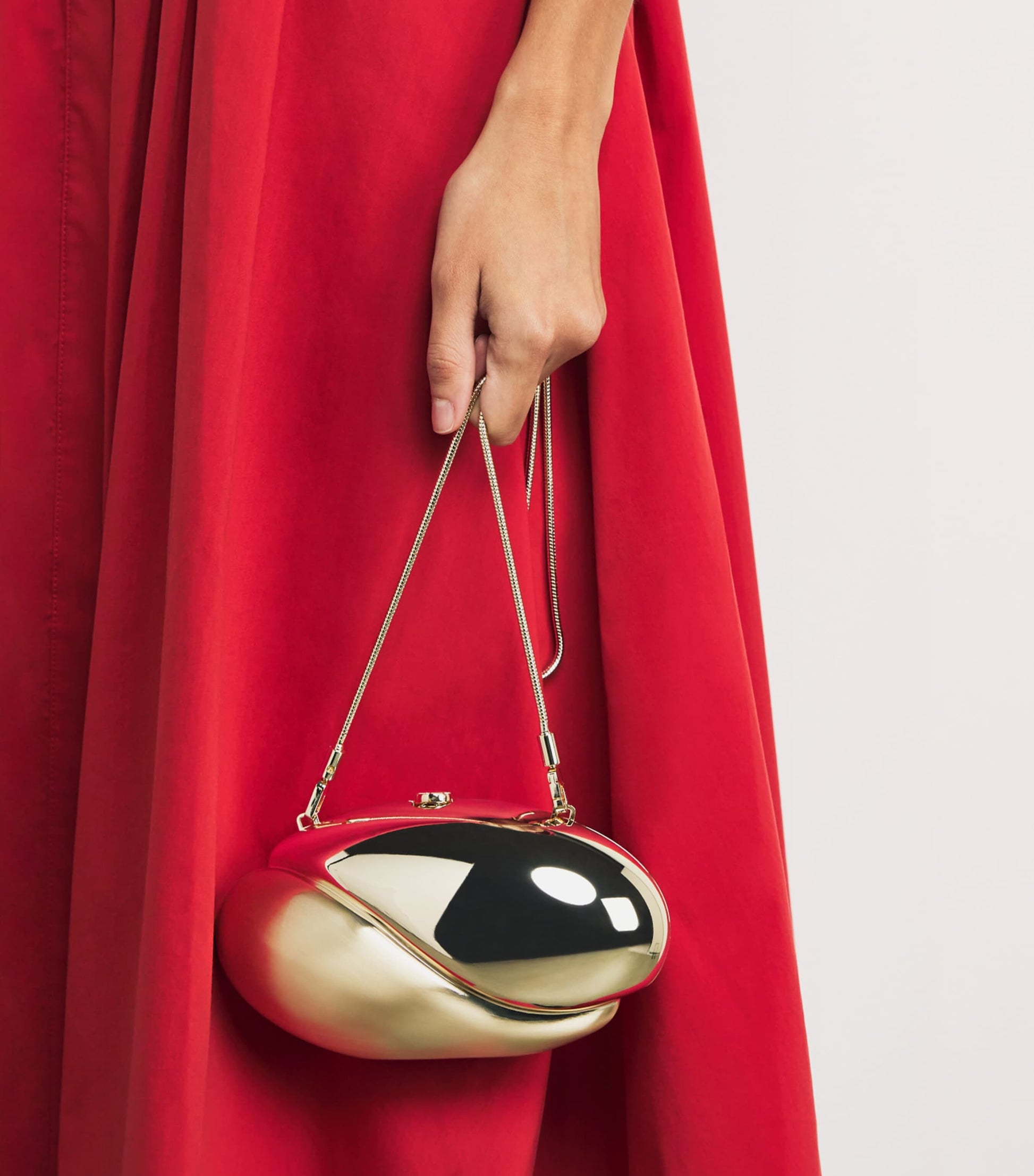 Metallic Ameera Clutch Bag GOLD