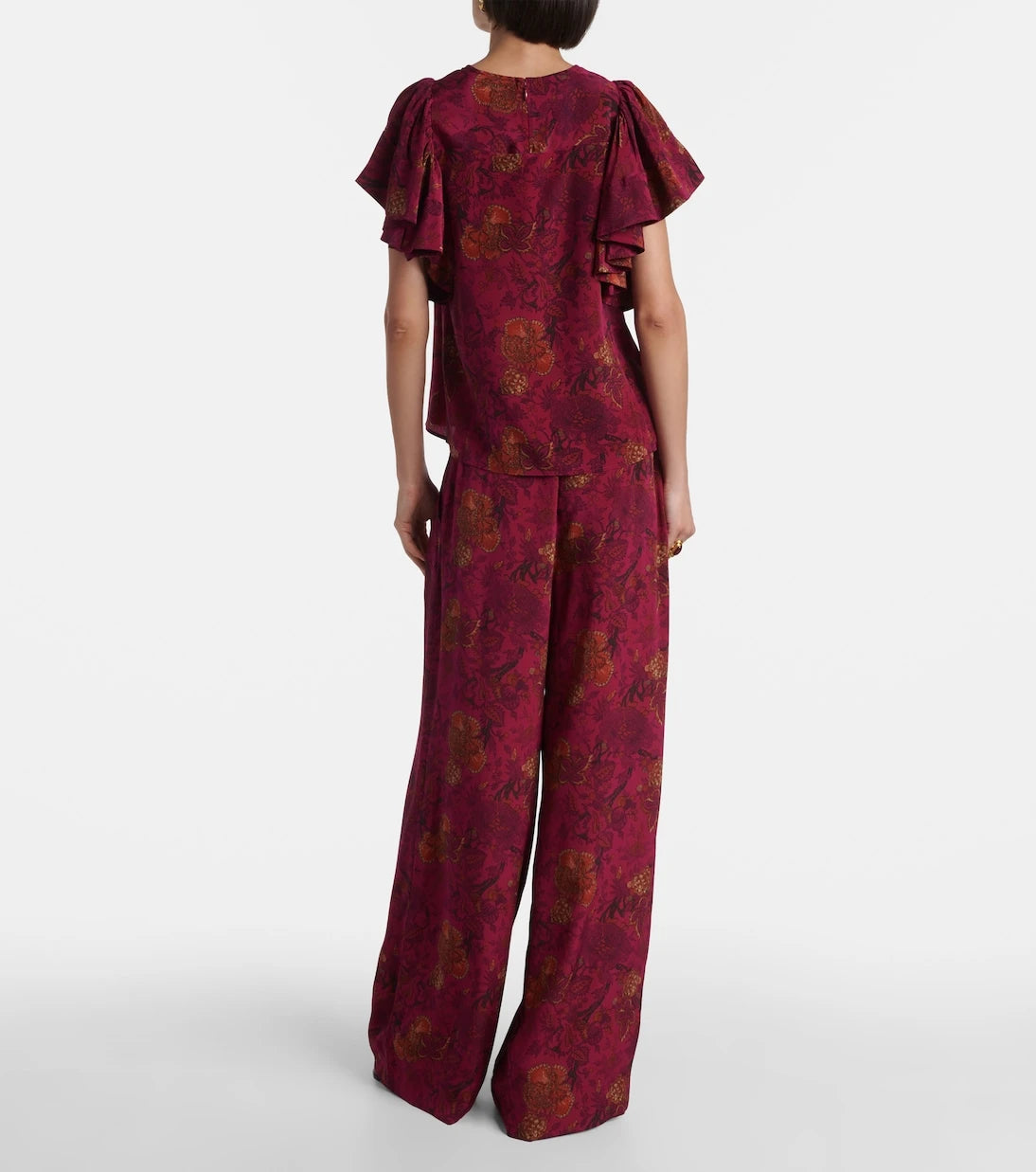Ulla Johnson - Lena floral silk crêpe de chine top