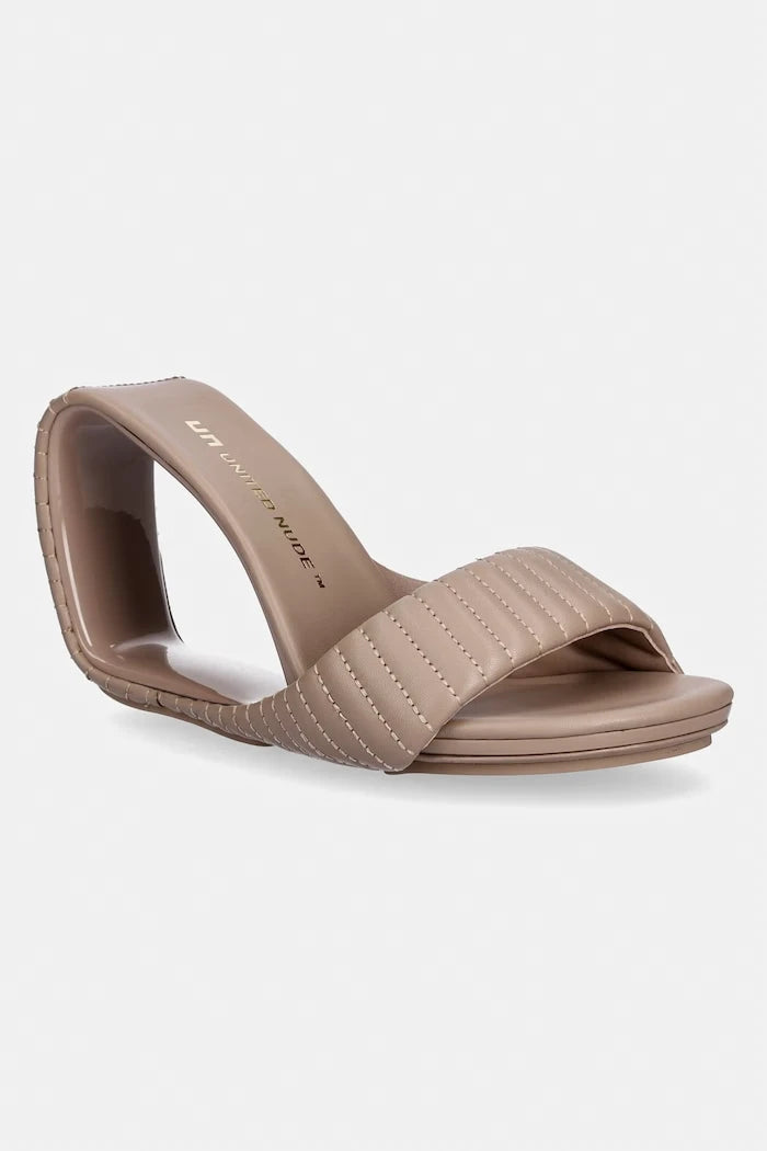 United Nude kadın deri terlikler Mobius Hi