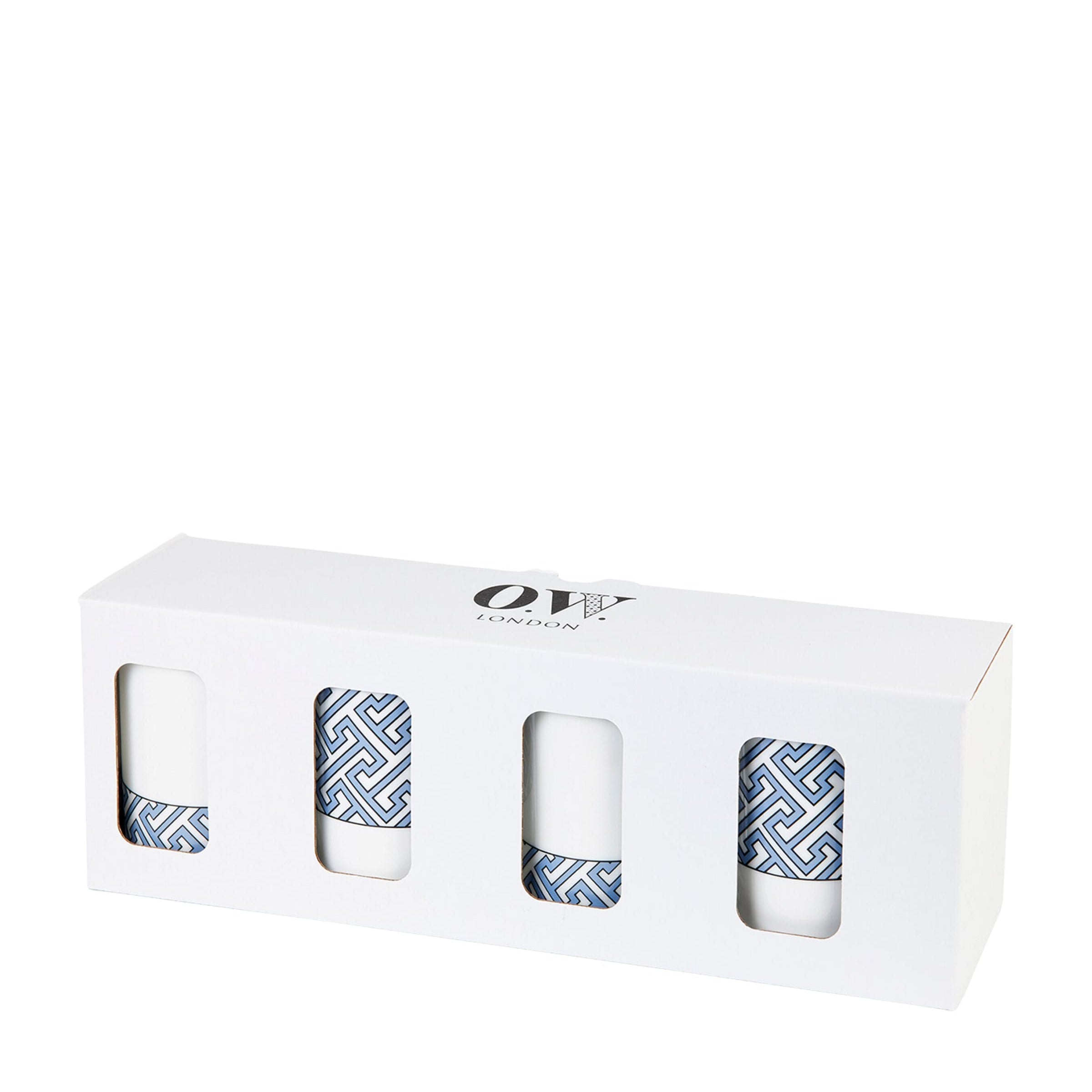 O.W.London Set of 4 Maze Mugs