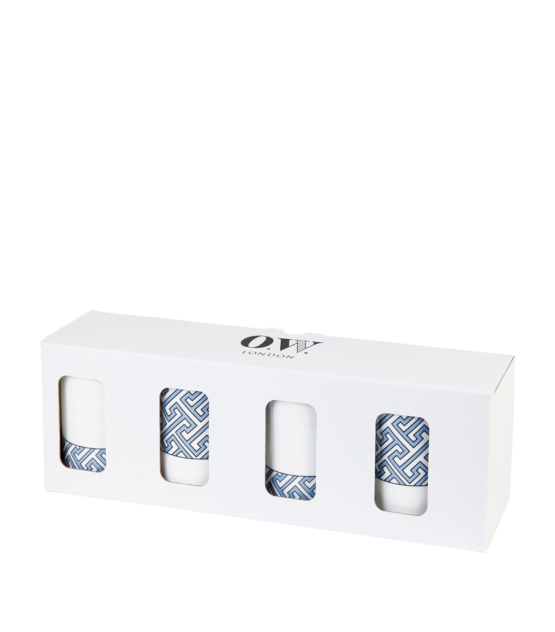 O.W.London Set of 4 Maze Mugs