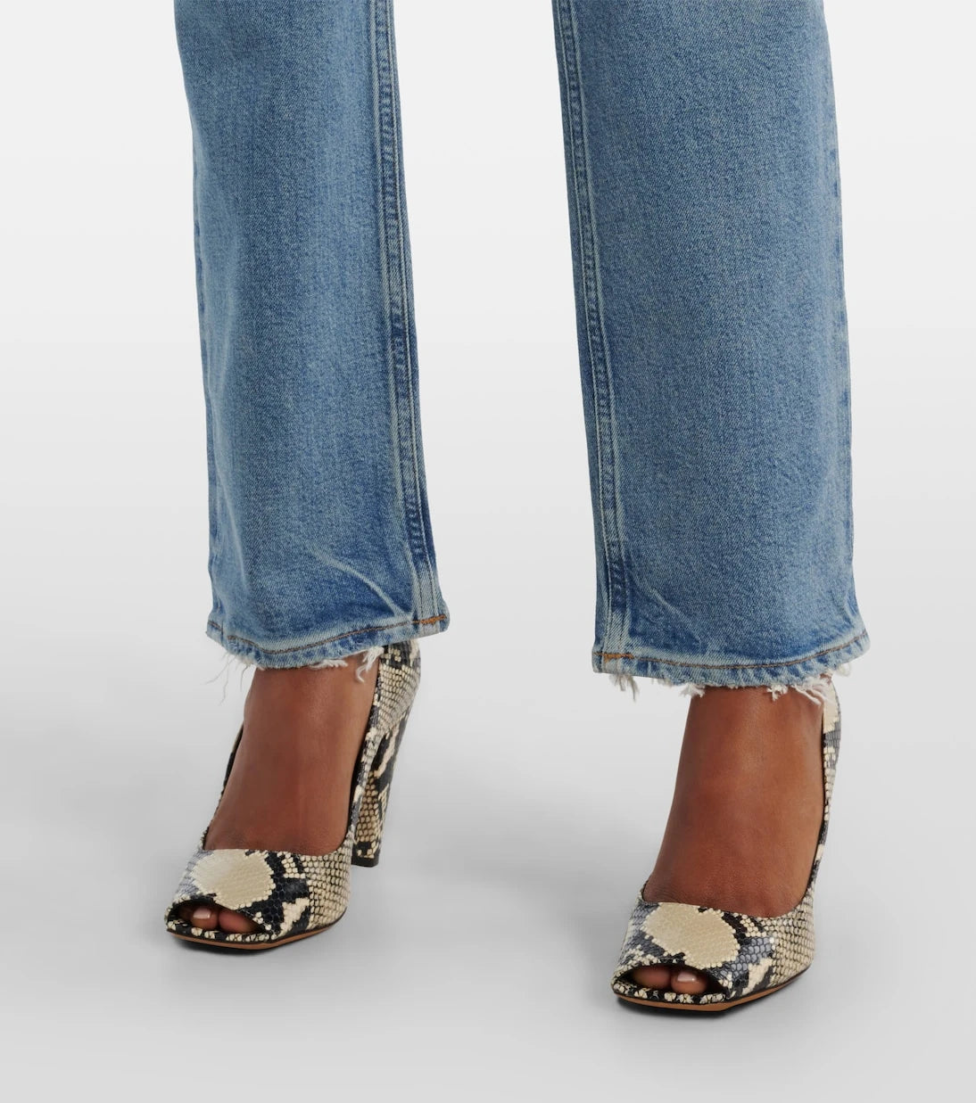 Agolde - Stovepipe high-rise straight jeans