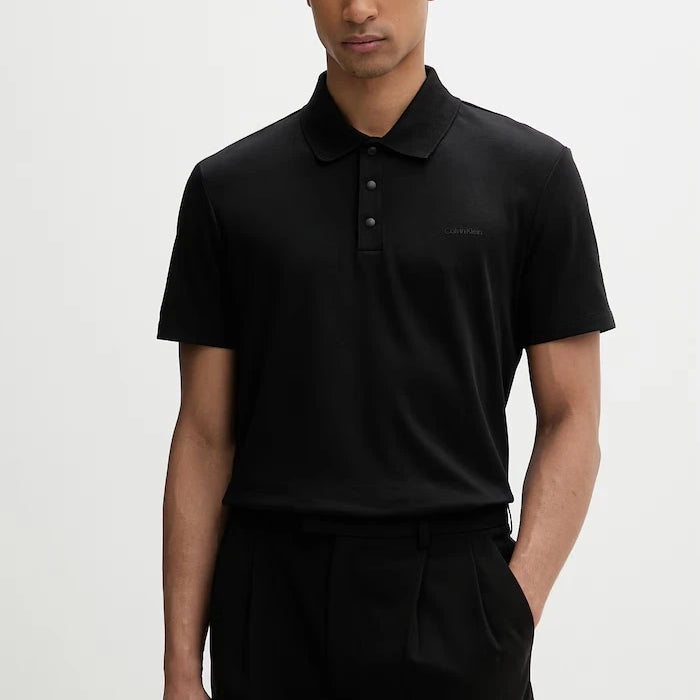 Calvin Klein Тениска с яка мъжка с памук