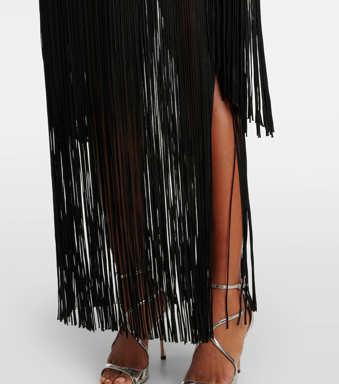 Taller Marmo - Chicago fringed crêpe minidress