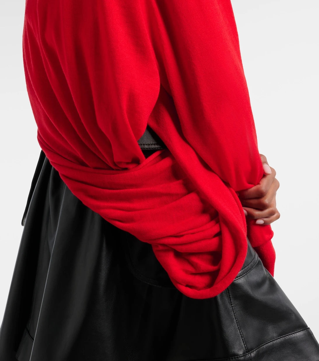 Loewe - Double L asymmetric wool sweater
