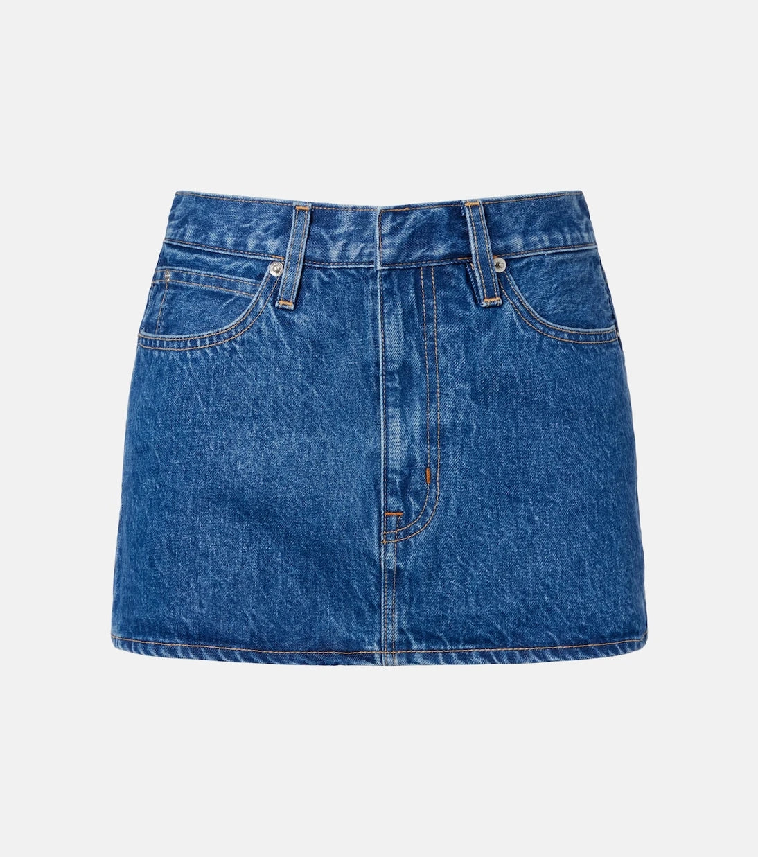 Slvrlake - Micro denim miniskirt
