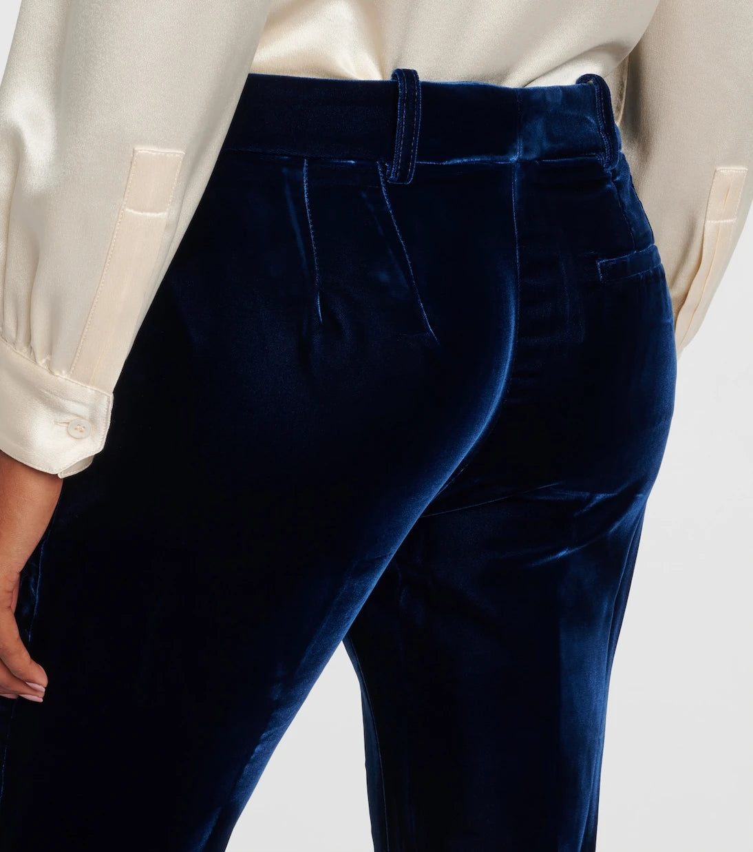Nina Ricci - Fluid velvet straight pants