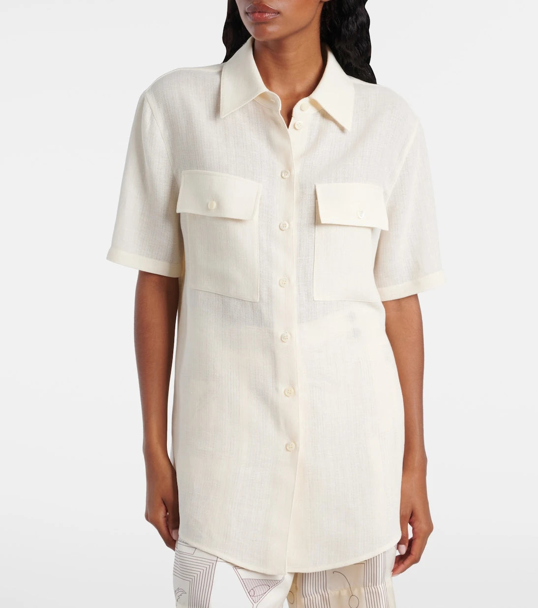 Loro Piana - Shirley linen crêpe shirt