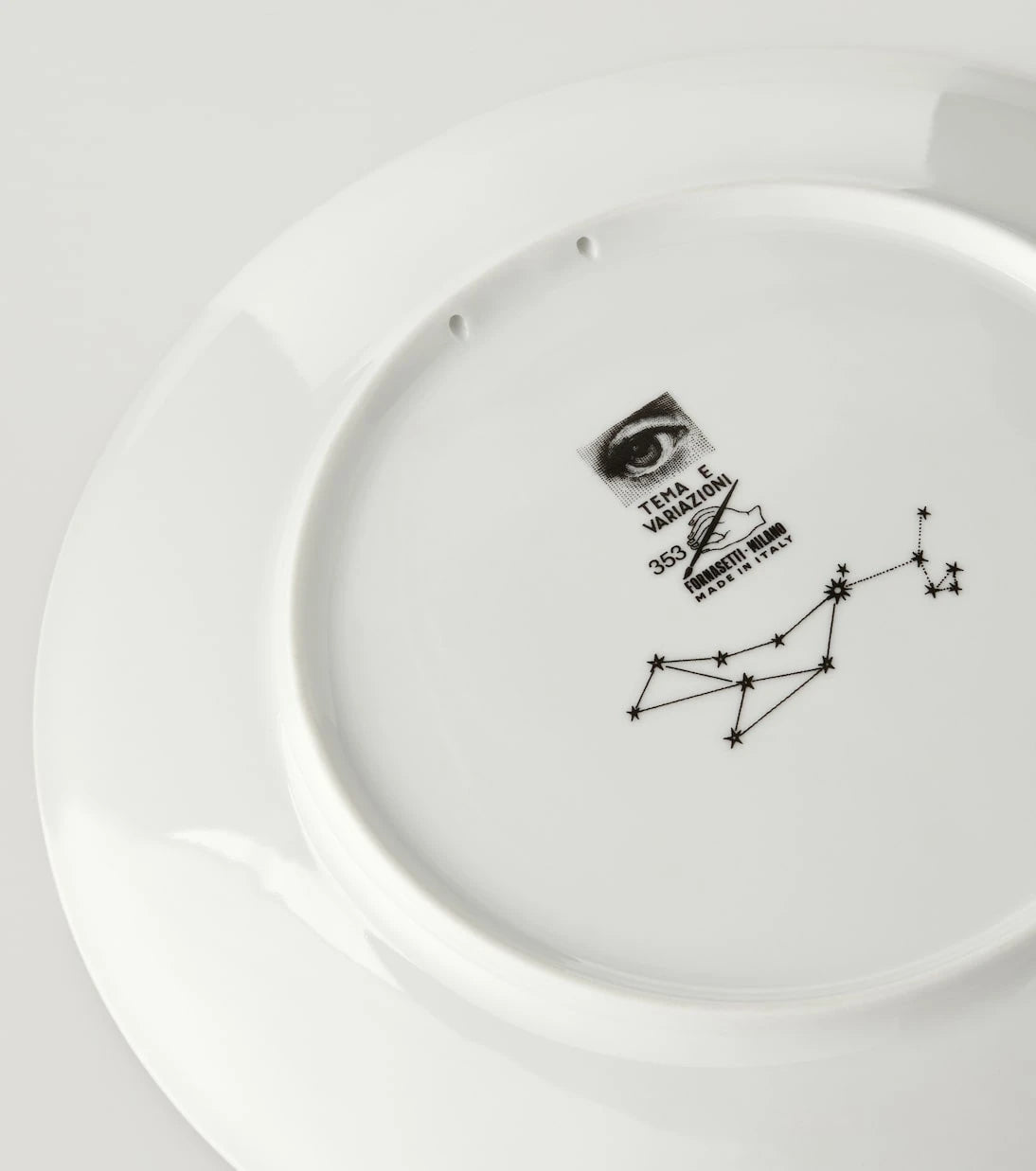 Fornasetti - صحن حائط تيما إي فارياتسيوني رقم 353 فيرجو