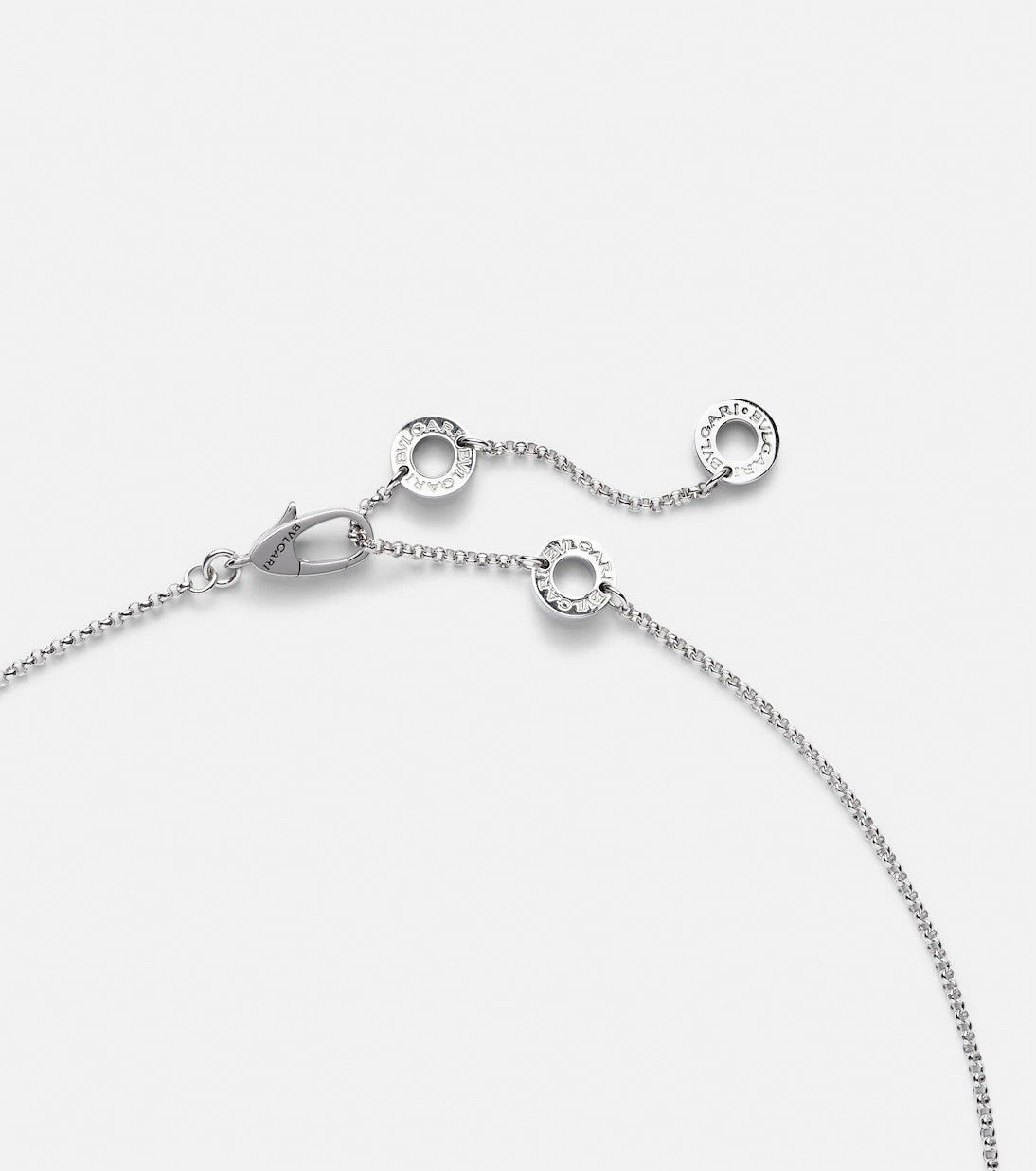 Bvlgari - B.zero1 18kt white gold pendant necklace with diamonds