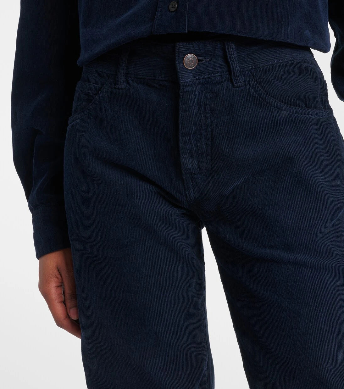 The Row - Carlyl cotton corduroy slim pants