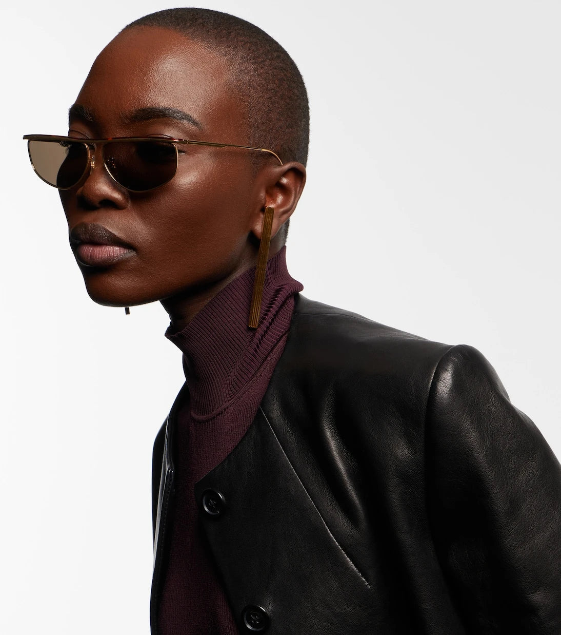 Khaite - x Oliver Peoples 1986C flat-top sunglasses
