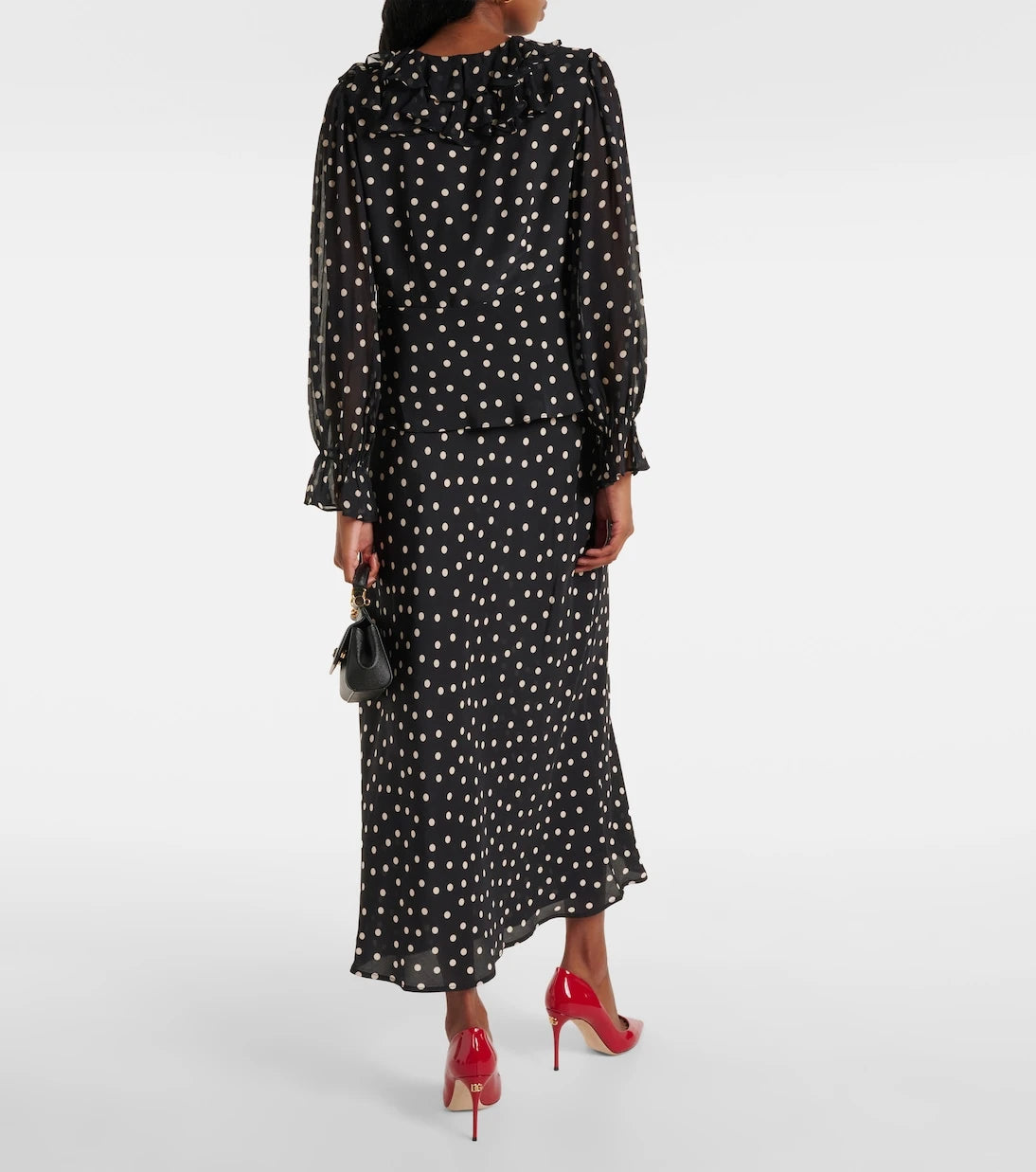 Rixo - Lasca ruffled silk blouse