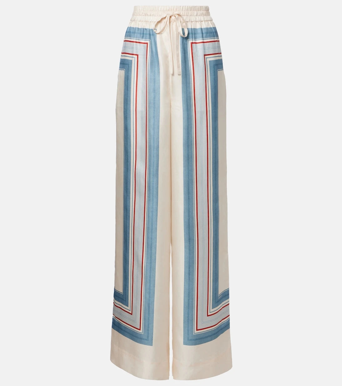 Zimmermann - Striped silk palazzo pants