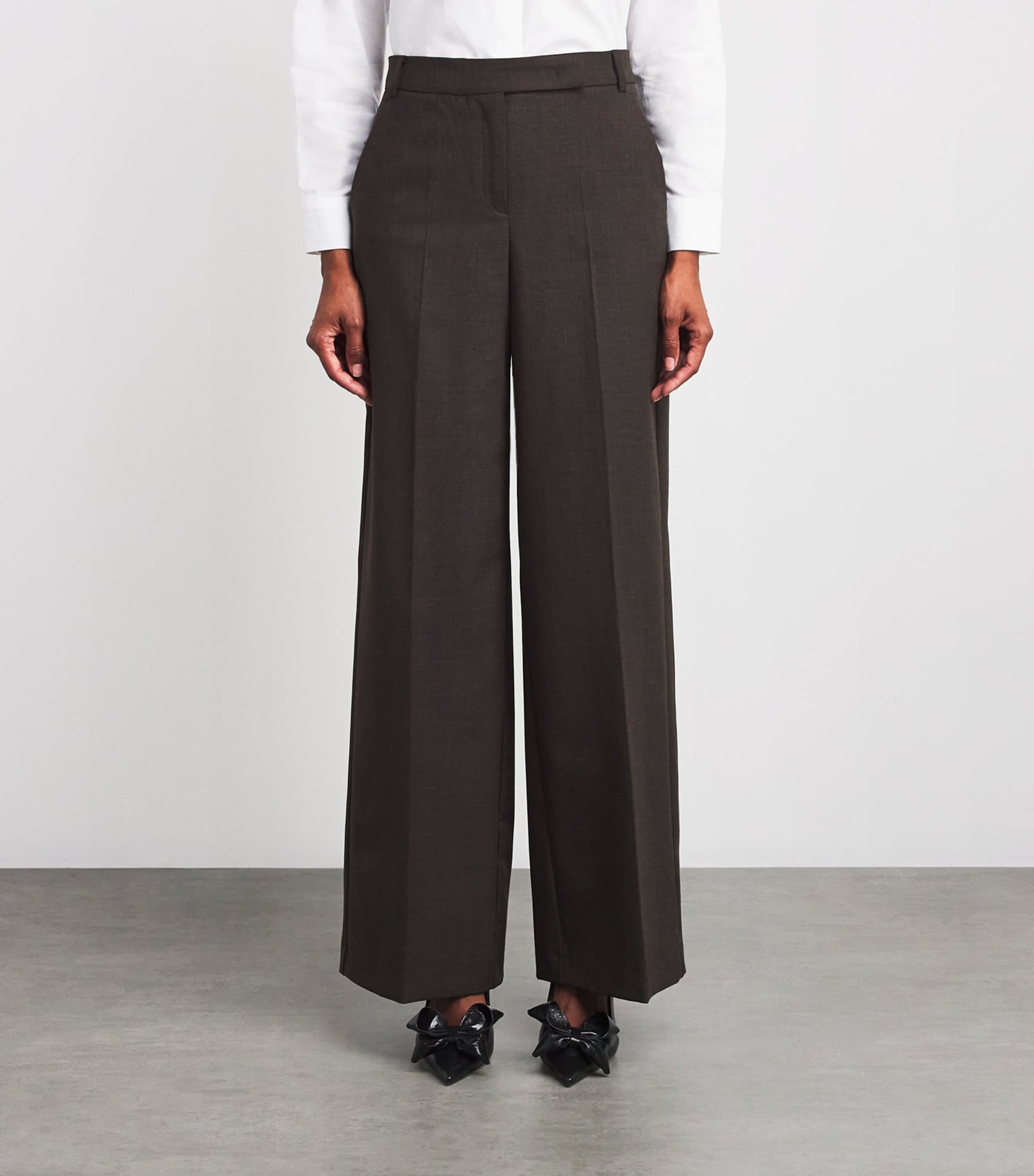 MAX&Co. Grey Tailored Straight Leg Trousers