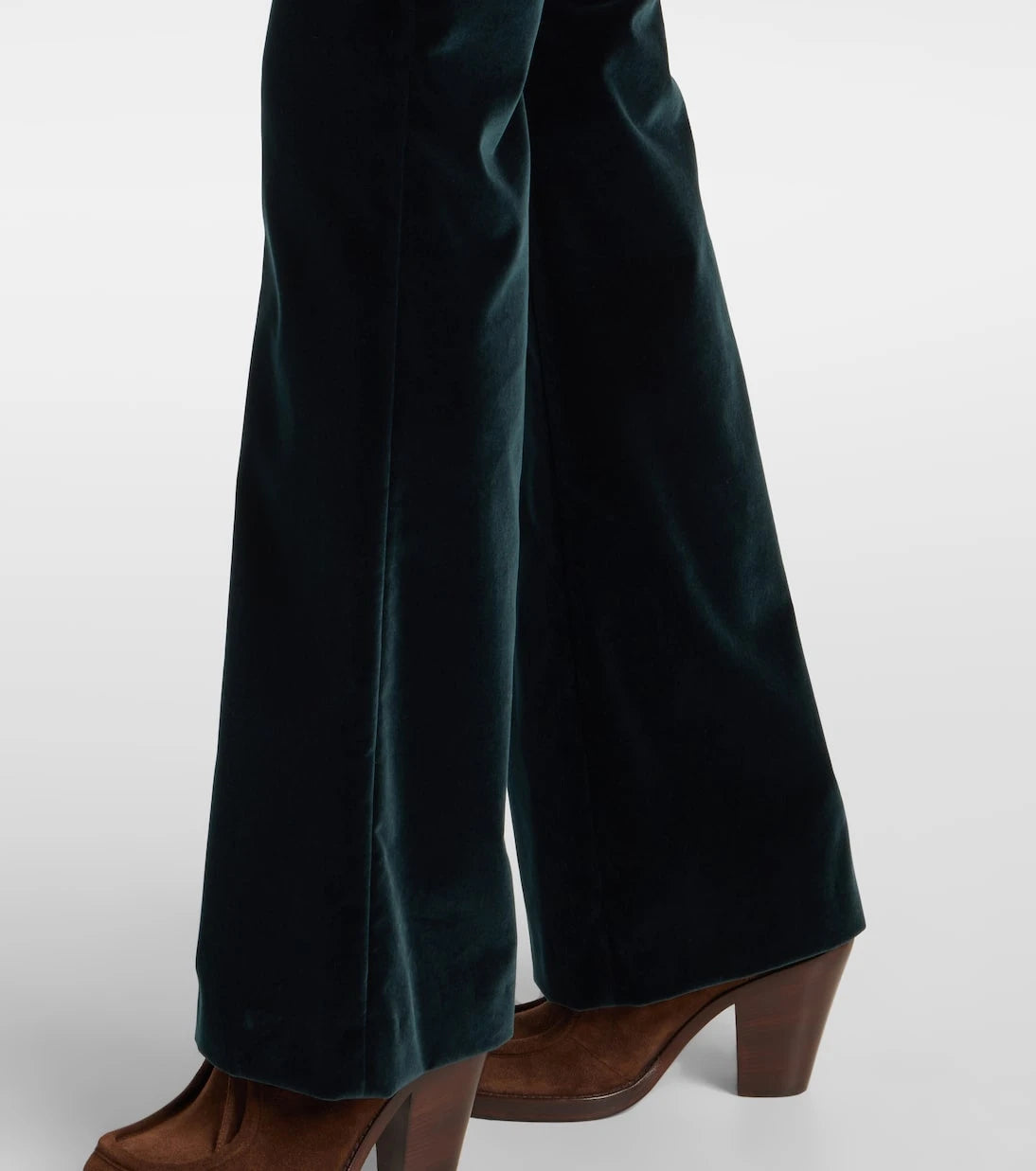Etro - Cotton velvet flared pants