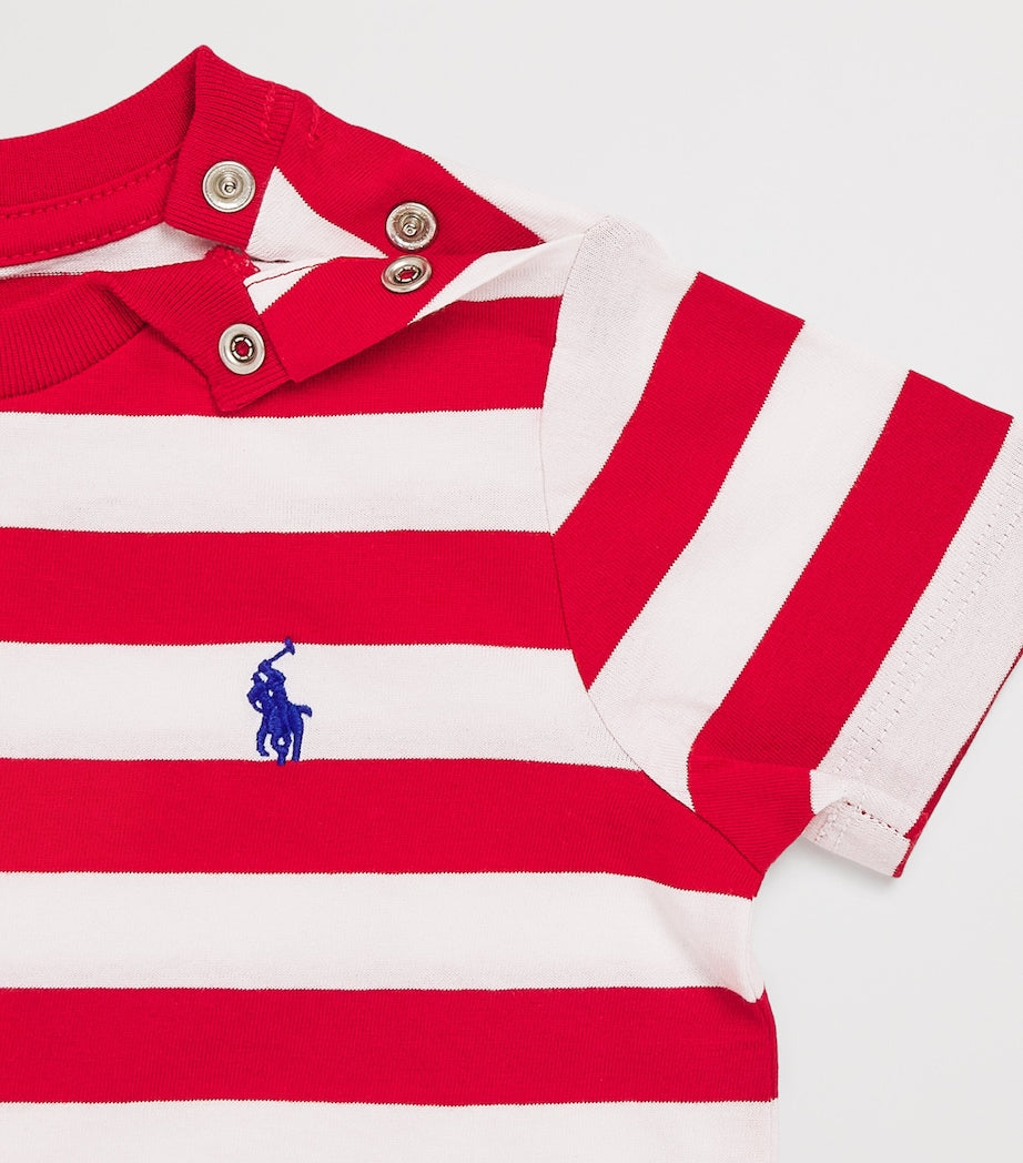 Ralph Lauren Kids Cotton Polo Pony Stripe T-Shirt (3-24 Months)