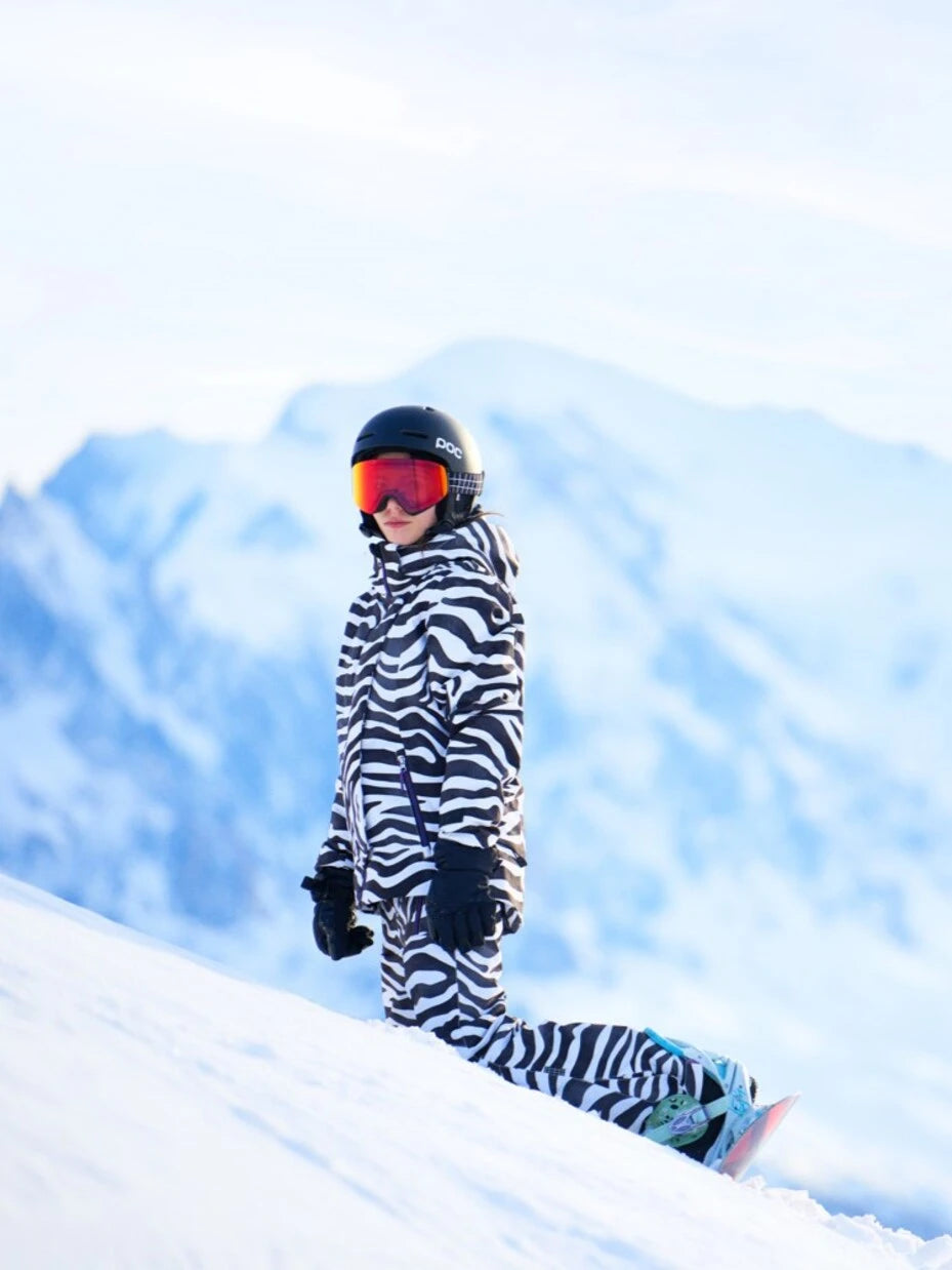 Molo - Pearson zebra-print ski jacket