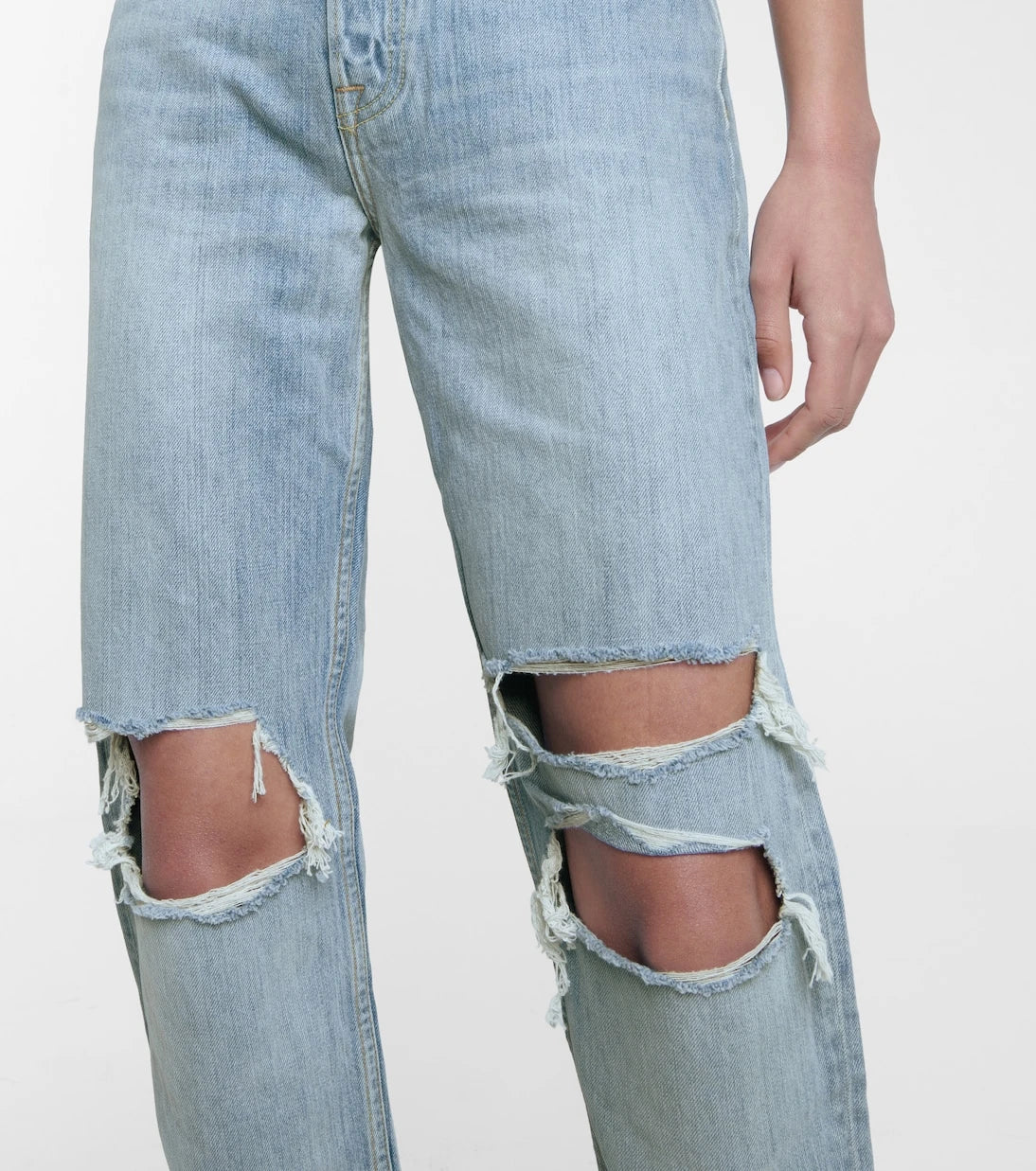 GRLFRND - Isabeli distressed jeans