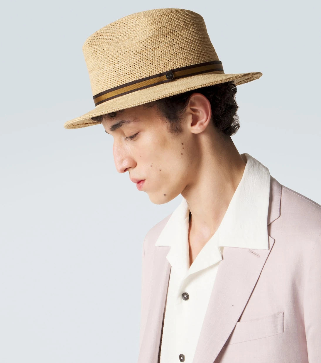 Borsalino - Argentina crochet straw fedora