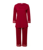 Hanro Red Cotton Moments Pyjama Set