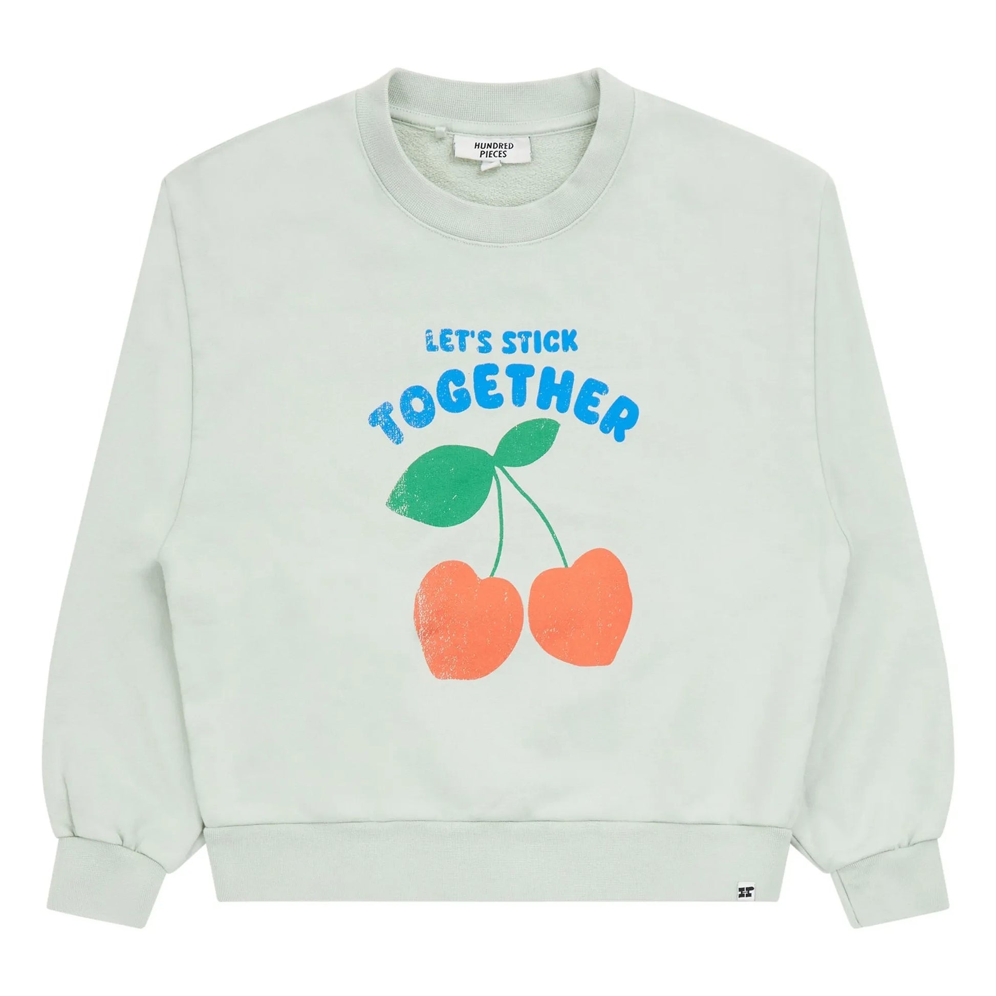 Hundred Pieces - Alba organic cotton sweatshirt | Celadon