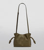 LOEWE Green Mini Leather Flamenco Purse