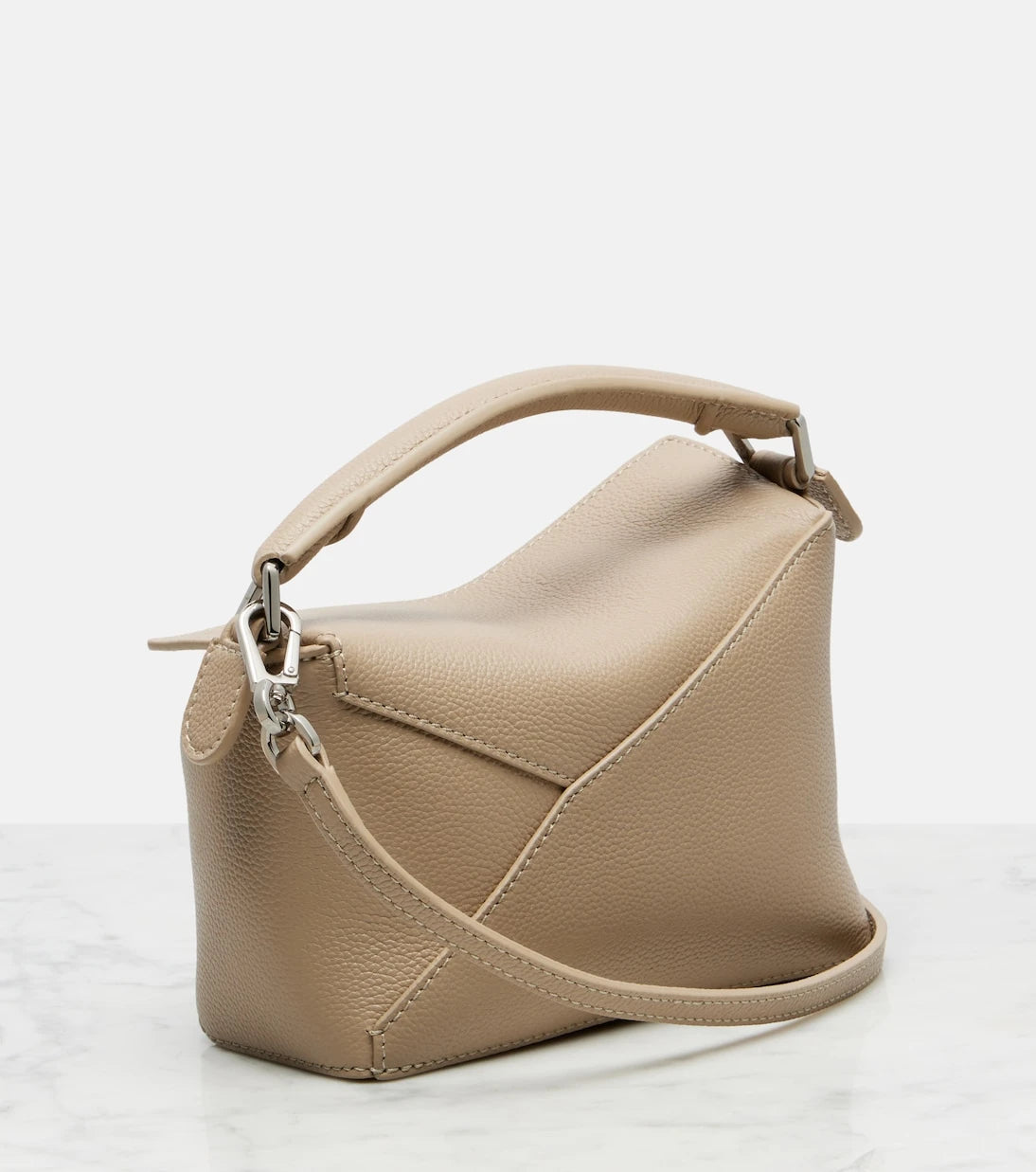 Loewe - Puzzle Edge Mini leather top-handle bag