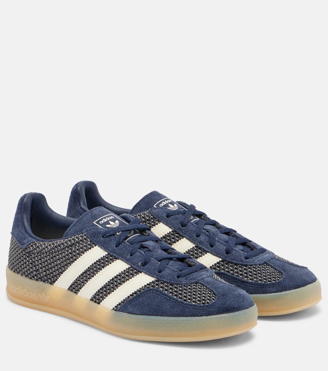 Adidas - Gazelle Indoor suede-trimmed sneakers