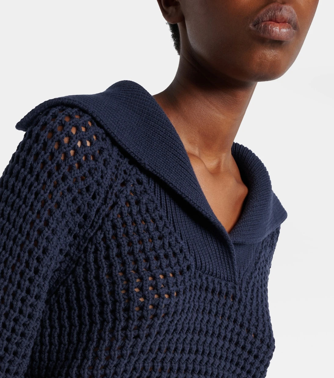 Brunello Cucinelli - Pamuk karışımlı polo süveter