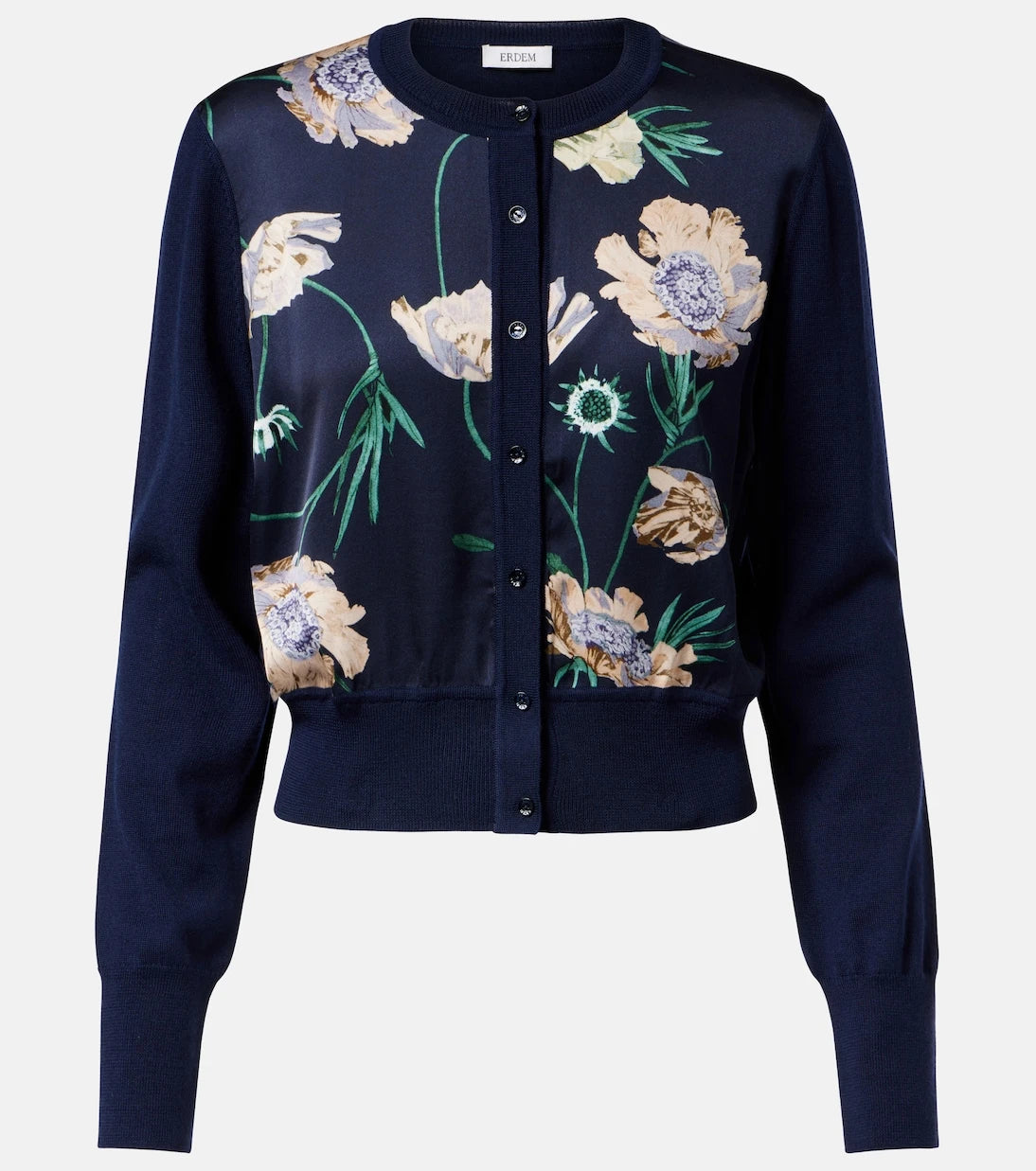 Erdem - Floral wool cardigan