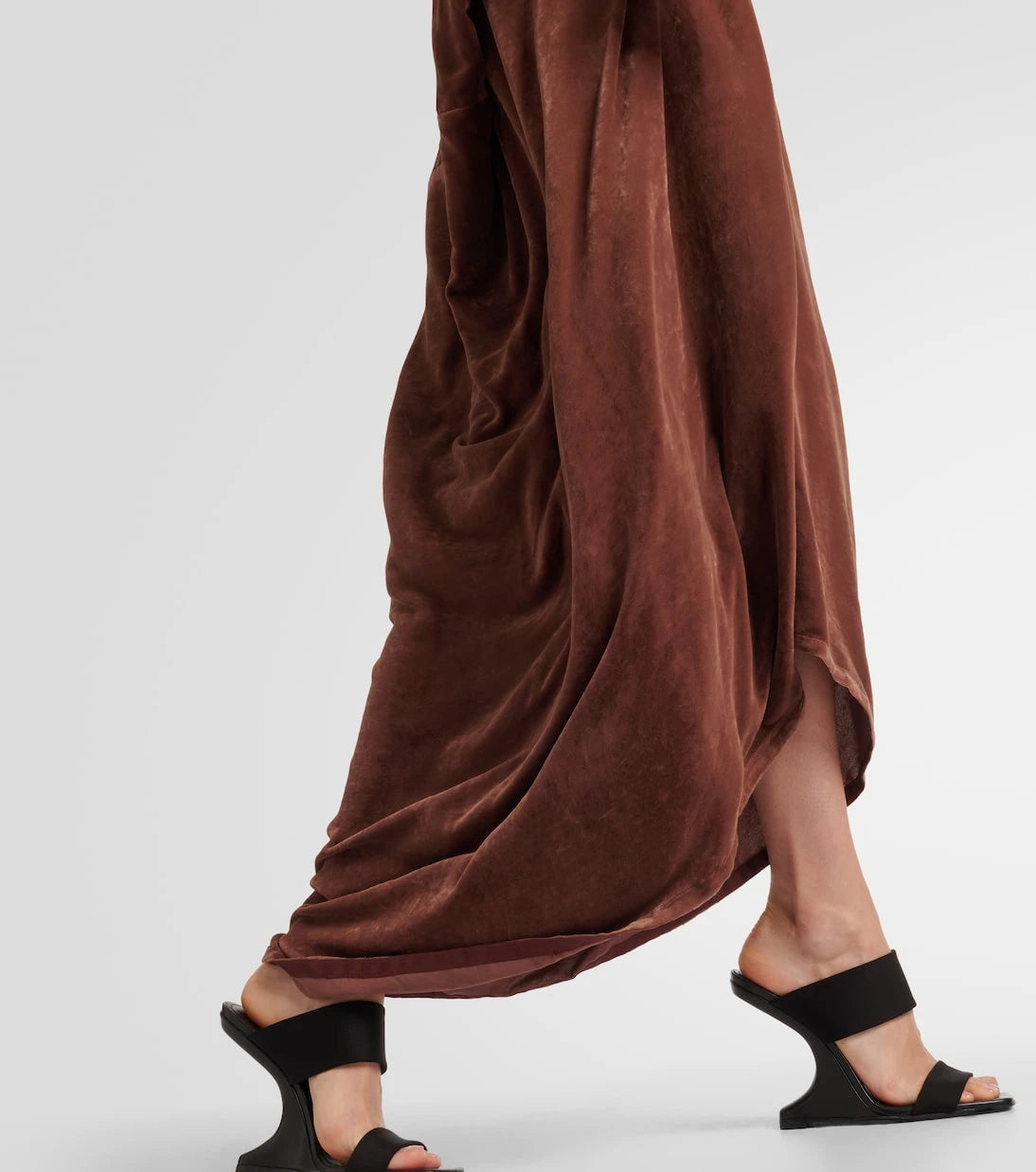Rick Owens - Tommykite gathered jersey gown