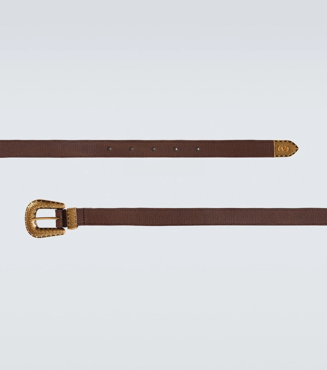 Valentino Garavani - VLogo leather belt