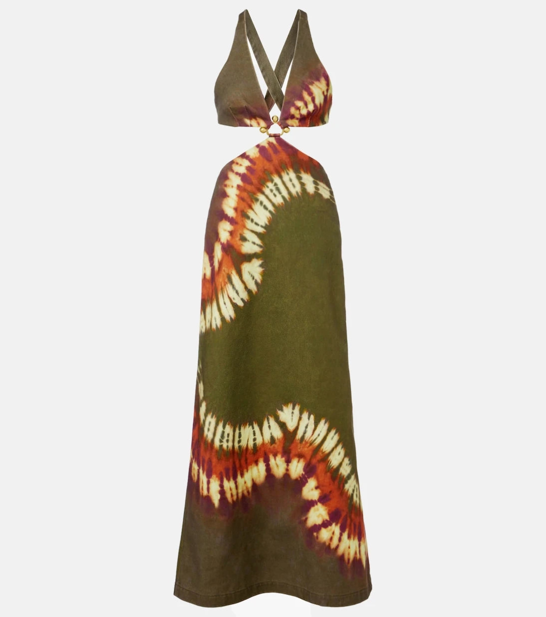 Alémais - Marilyn dyed denim midi dress