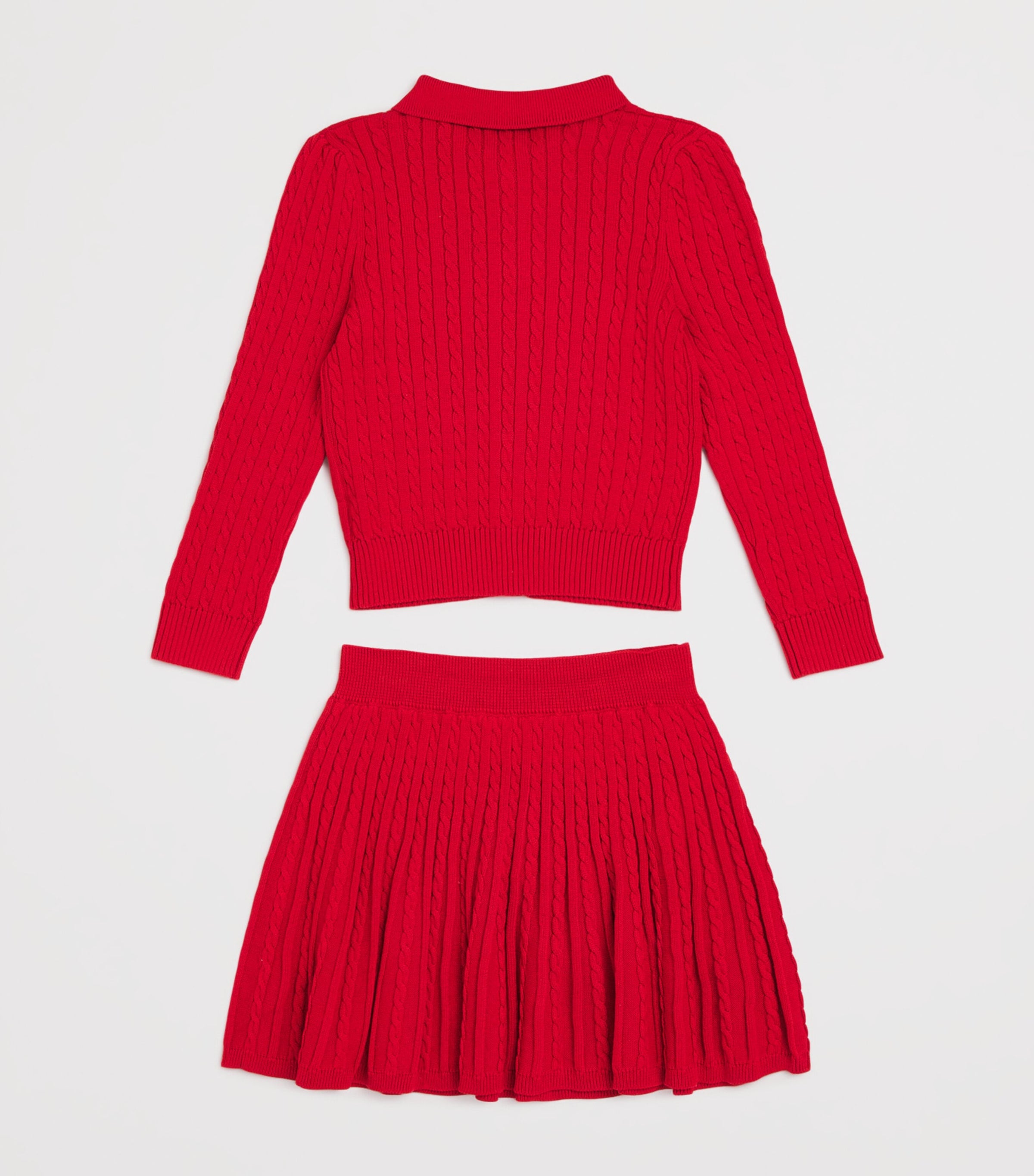 Ralph Lauren Kids Cotton Cardigan and Skirt Set (2-7 Years)