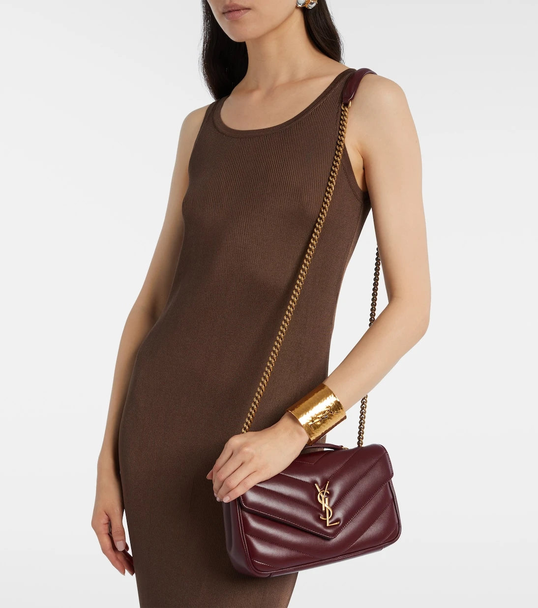 Saint Laurent - Loulou Small leather shoulder bag