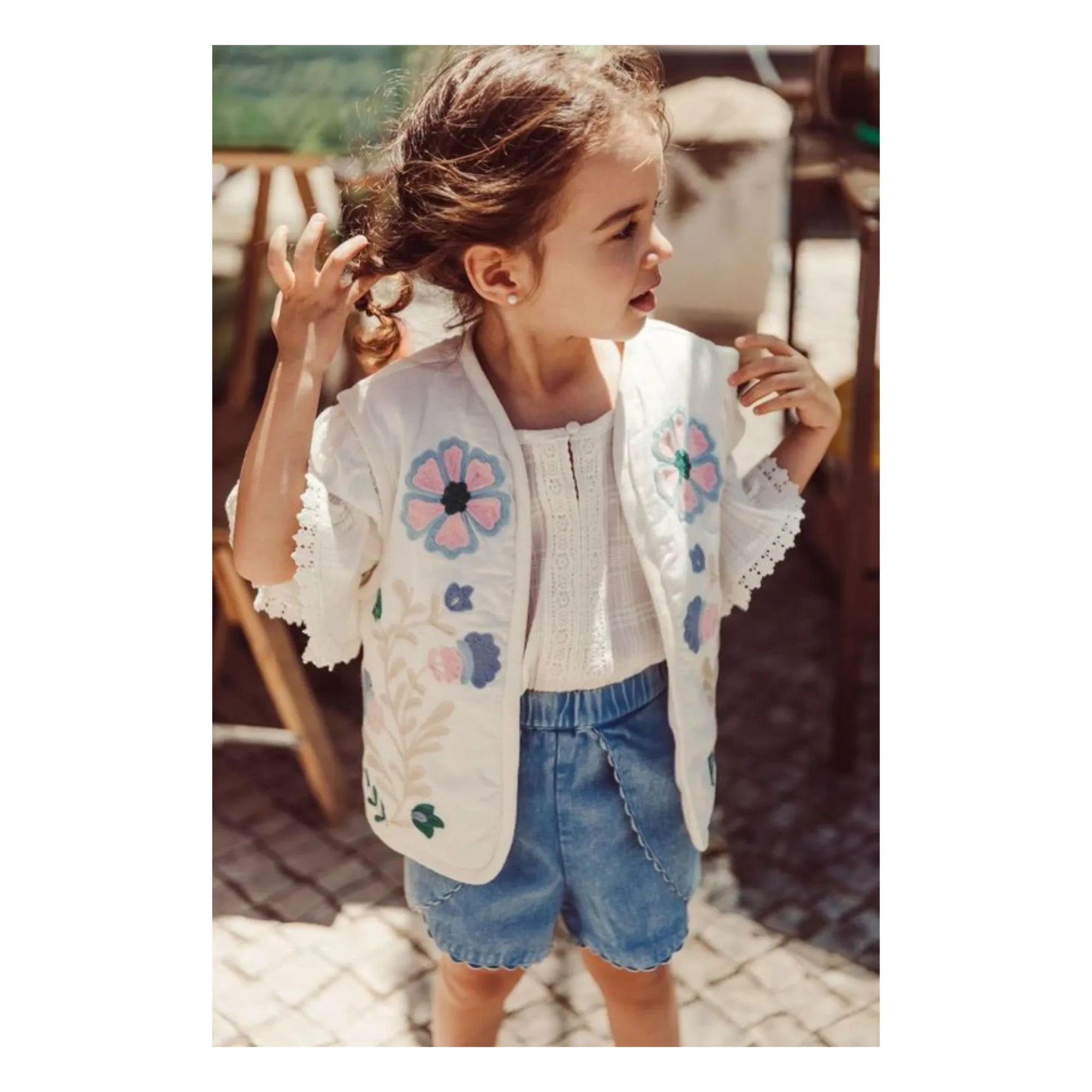 Louise Misha - Andresi organic cotton cardigan | Ecru
