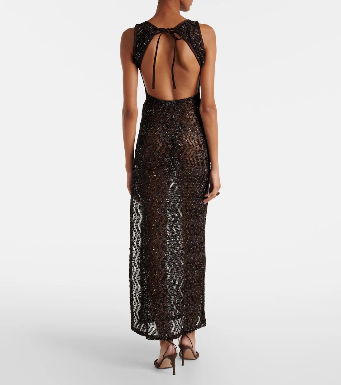 Missoni - Zigzag sequined beach cover-up